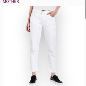 MOTHER The Dropout Boyfriend Jeans in Broken Glass Sz 29